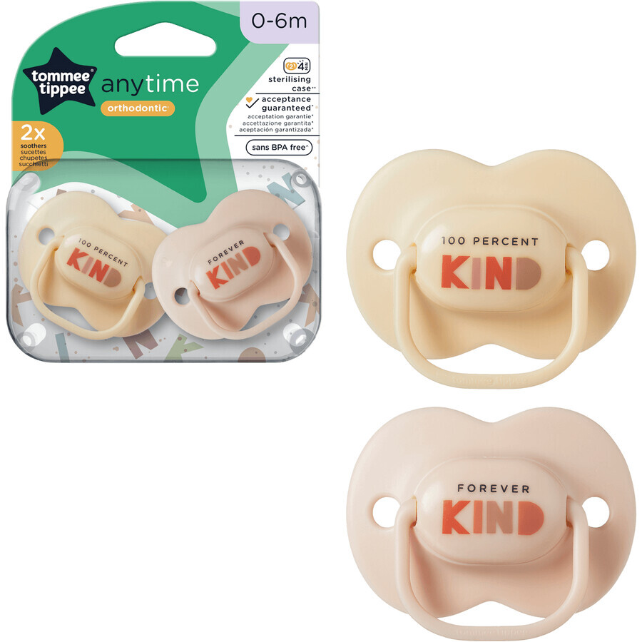 Tommee Tippee CTN Capezzolo in silicone Any Time 0-6m 2 pz. Tommee Tippee CTN Capezzolo in silicone Any Time 0-6m 2 pz.