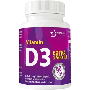 Nutricius Vitamin D3 Extra 2500 IU 90 Tabletten