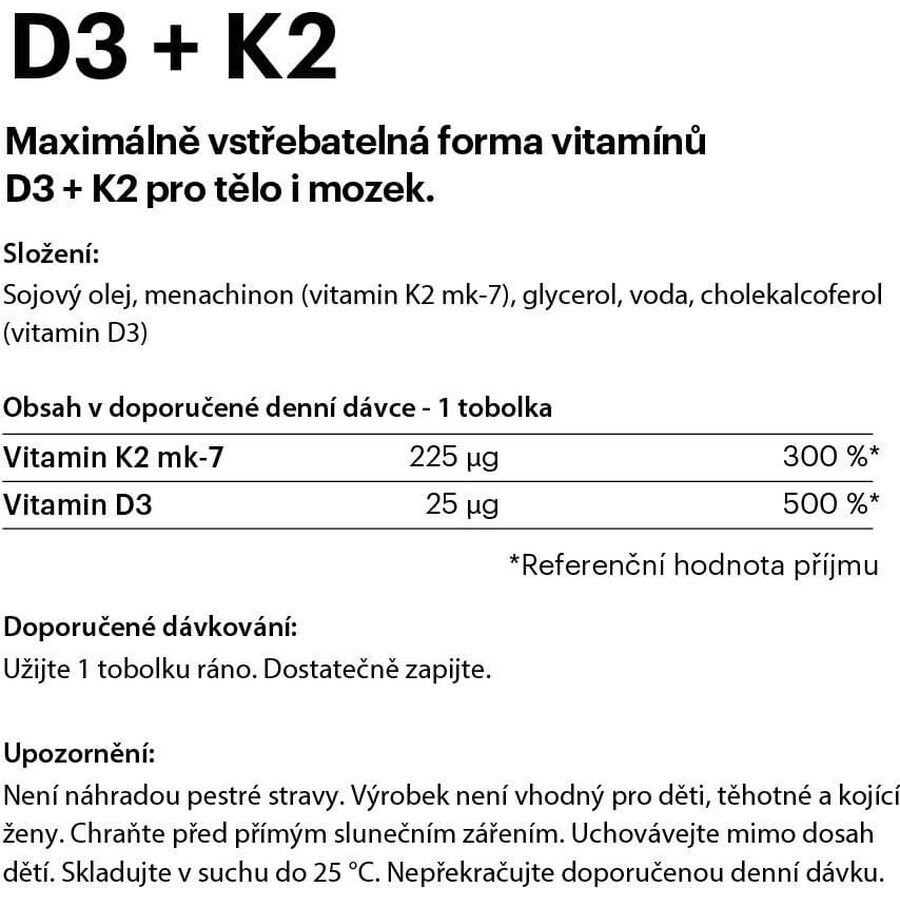 Flow D3 + K2 90 Hartkapseln