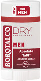 Borotalco MEN Dry Amber Scent, D&#233;odorant stick pour hommes