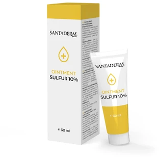 Santaderm Sulfur 10% Pomada emoliente de azufre 30 ml