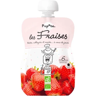 Popote Organic strawberry strawberry capsule 120 g
