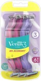 Gillette Venus Venus Simply Simply Venus3 Disposable Shaver Multicolor 6 pcs