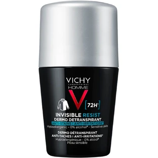Vichy Homme Invisible Resist 72H anti-transpirant tegen vlekken en irritaties 50 ml
