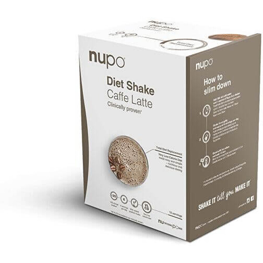 Nupo Diet Trinkpulver - Caffe Latte 384 g