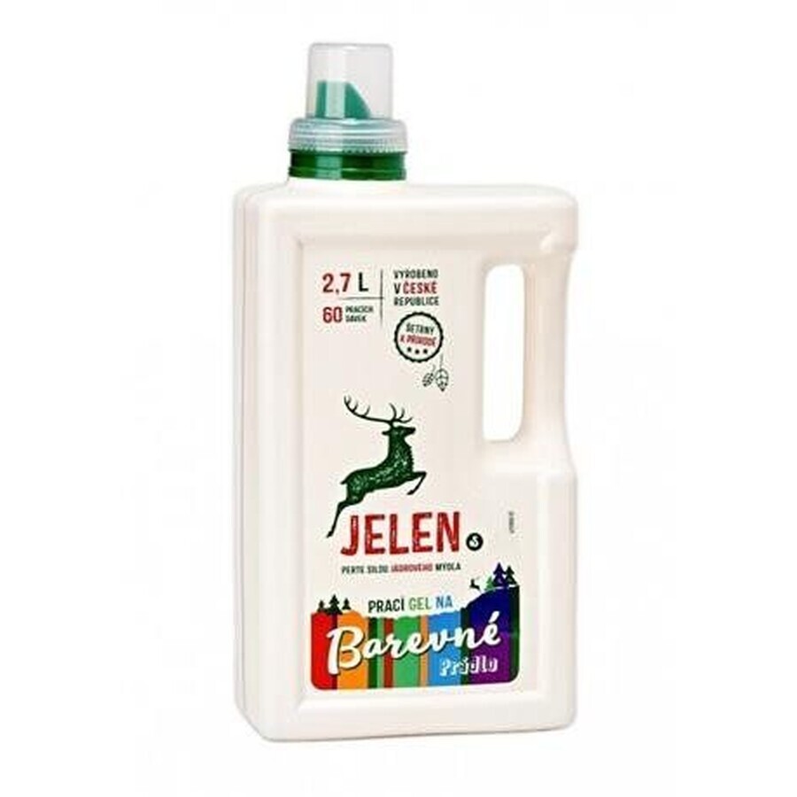Gel de spălat căprioare pentru rufe colorate 2,7 l