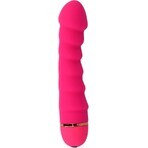 Vibratore Sally Intense - 20 velocità in silicone rosa Vibratore Sally Intense - 20 velocità in silicone rosa