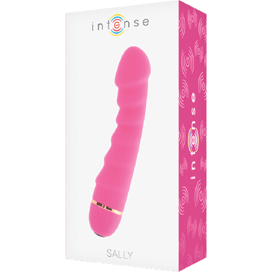 Vibratore Sally Intense - 20 velocità in silicone rosa