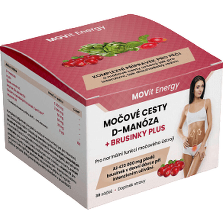 Movit Energy Apparato urinario D-Mnose + mirtillo rosso plus 30 bustine