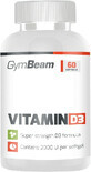 GymBeam Vitamin D3 2000 IU, unflavored, 240 softgels