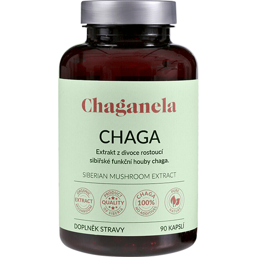 Chaganela Siberian Chaga Extract 90 capsules