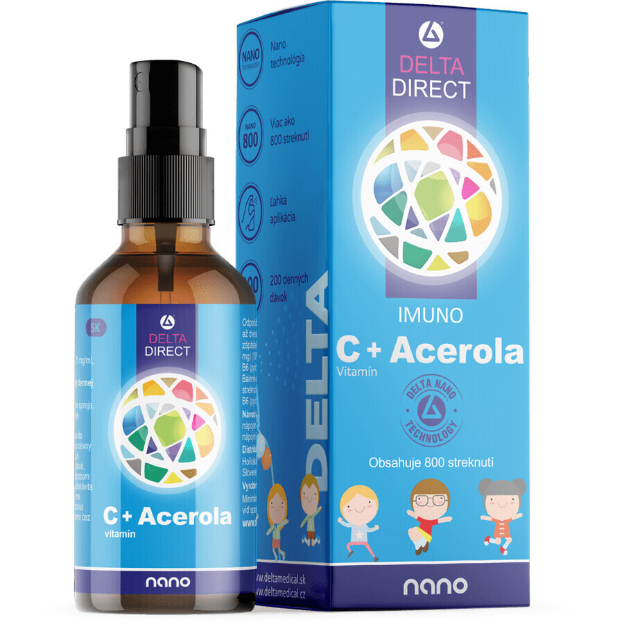 Delta Colostrum kids Vitamina C+Acerola Spray para la piel 100 ml