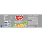 Hami Purè di carne e verdure con purè di piselli e mais con vitello 200 g Hami Purè di carne e verdure con purè di piselli e mais con vitello 200 g