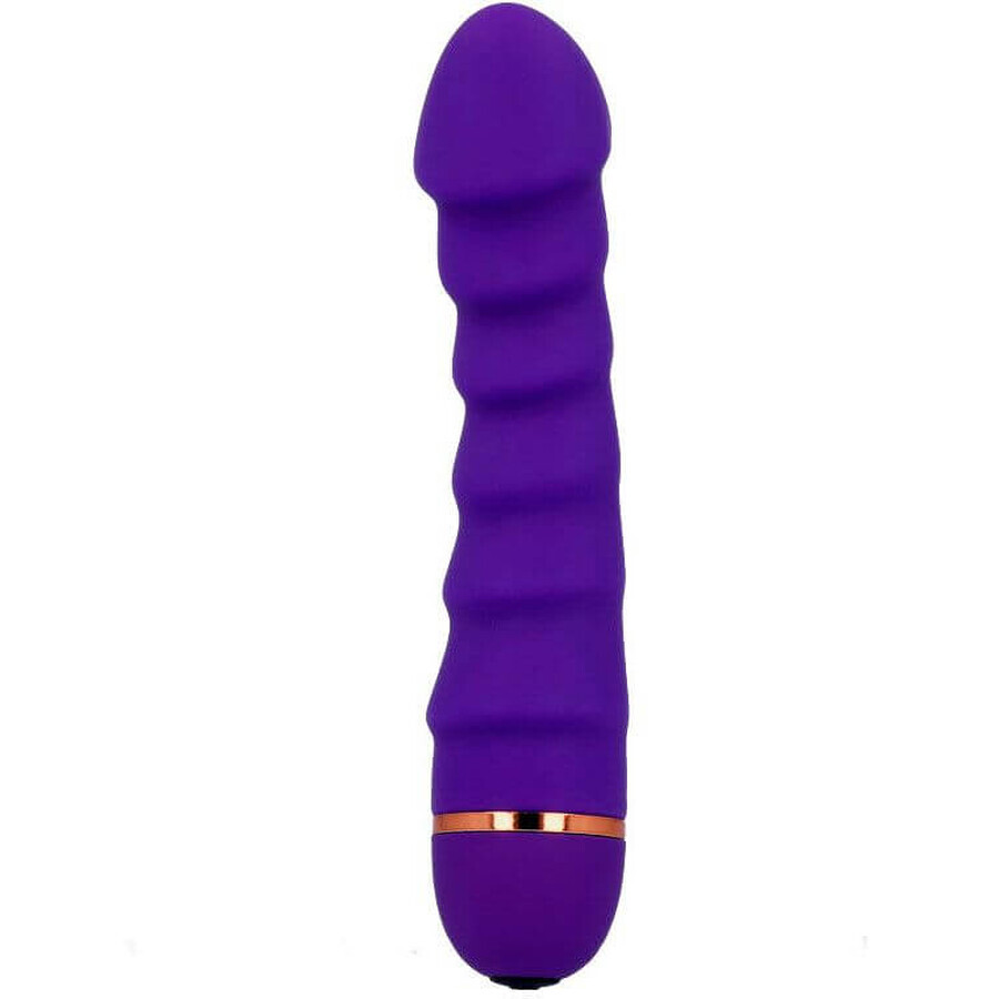 Vibratore intenso Sally - 20 velocità in silicone viola