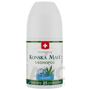 SwissMedicus Pomada refrescante de cáñamo para caballos 90 ml