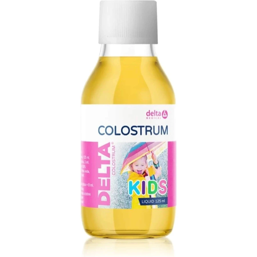 Kolostrum-Sirup Delta JAHODA KIDS 125 ml