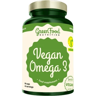 GreenFood Nutrition Vegan Omega 3, 90 capsules