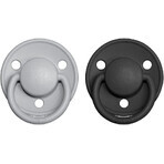 BIBS De Lux Tetinas de caucho natural - , talla 2, Nube/Negro 2 unid. BIBS De Lux Tetinas de caucho natural - , talla 2, Nube/Negro 2 unid.