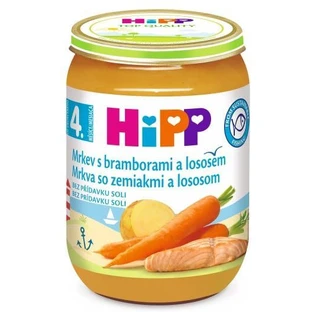 HiPP Zanahorias con patatas y salmón 190 g