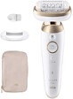 Braun Silk-&#233;pil 9 Flex, Depiladora 9-011 3D, blanco/amarillo