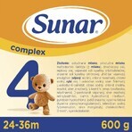 Lait maternisé Sunar Complex 4 pour les tout-petits 600 g