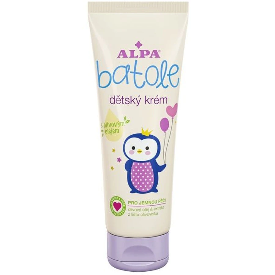 Alpa BABY CREAM CREAM BOTTLES avec huile d'olive 75 ml