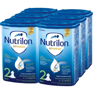 Nutrilon 2 Advanced Säuglings-Folgemilchpulver 6 x 800 g