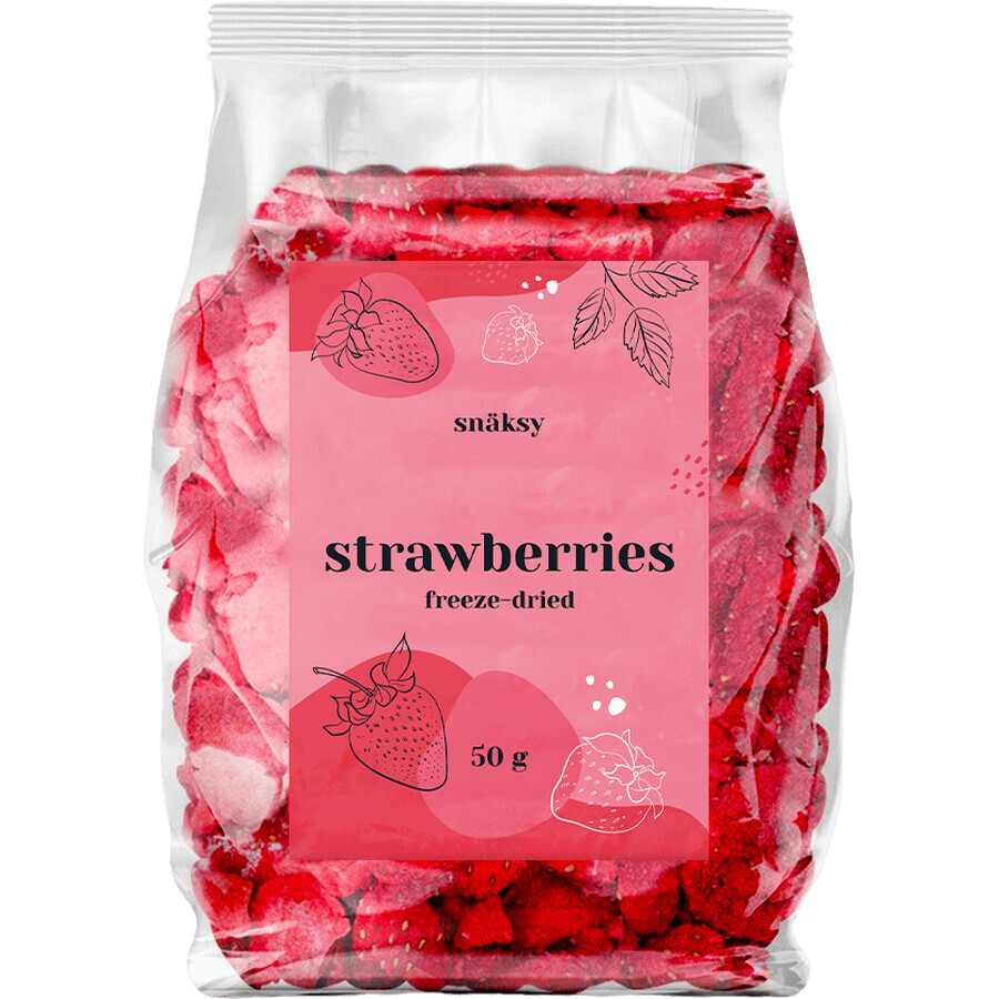 Snäksy Freeze-dried strawberries 50 g