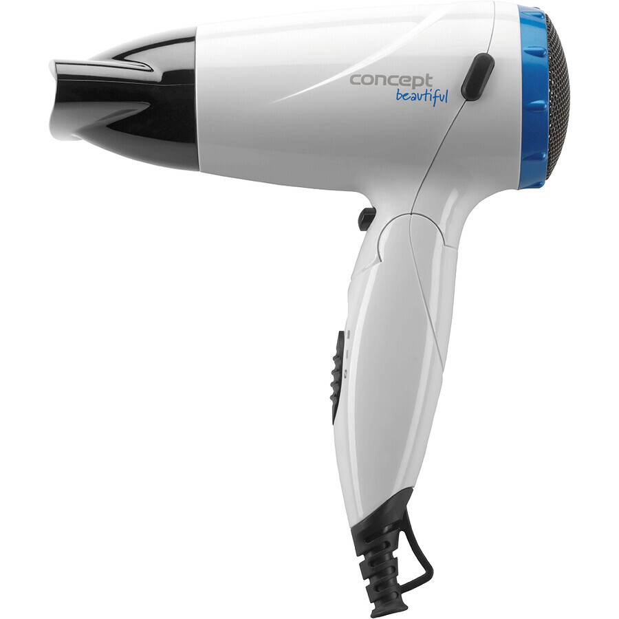 Concept Secador de pelo VV5741 Beautiful 1500W blanco + azul