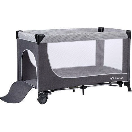 Kinderkraft Leody cuna de viaje con accesorios Leody Gris