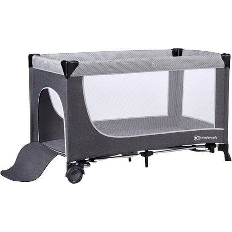 Kinderkraft Leody cuna de viaje con accesorios Leody Gris