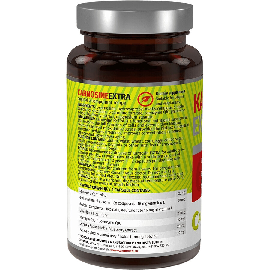 CarnoMed Carnosine Extra 60 capsules