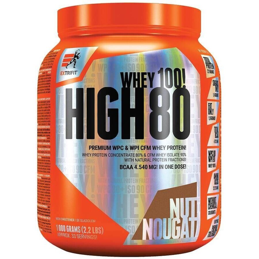 Extrifit High Whey 80 nuts nuts 1000 g