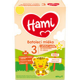 Hami 3 Leche para niños pequeños con sabor a vainilla procedente del Reino Unido. 12 meses 600 g