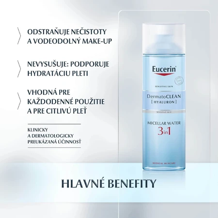 Eucerin DermatoCLEAN 3-in-1 micellair water 200 ml