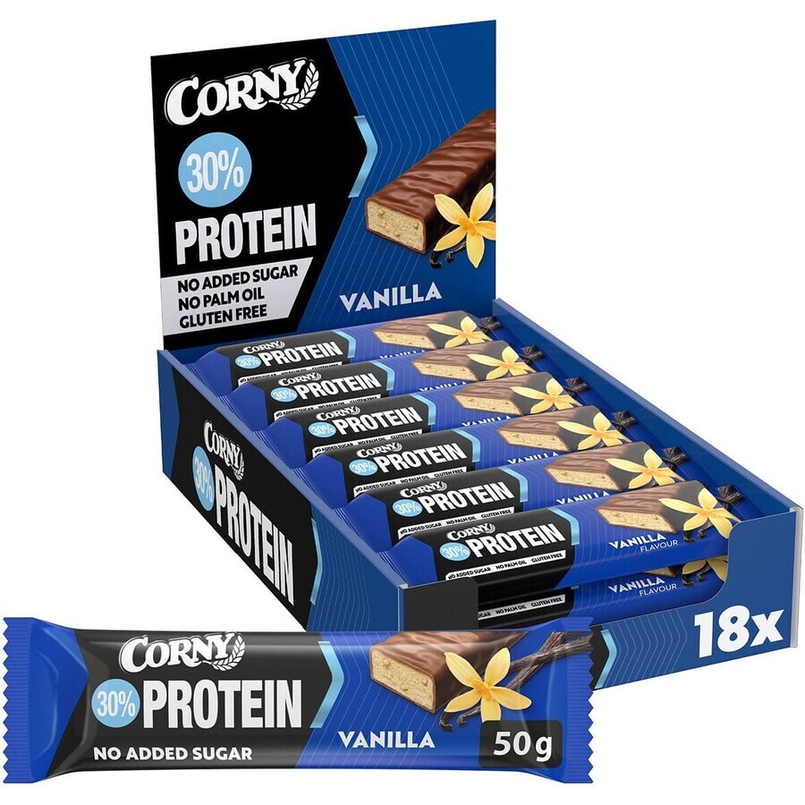 Corny Protein 30% baton proteic vanilie 50 g