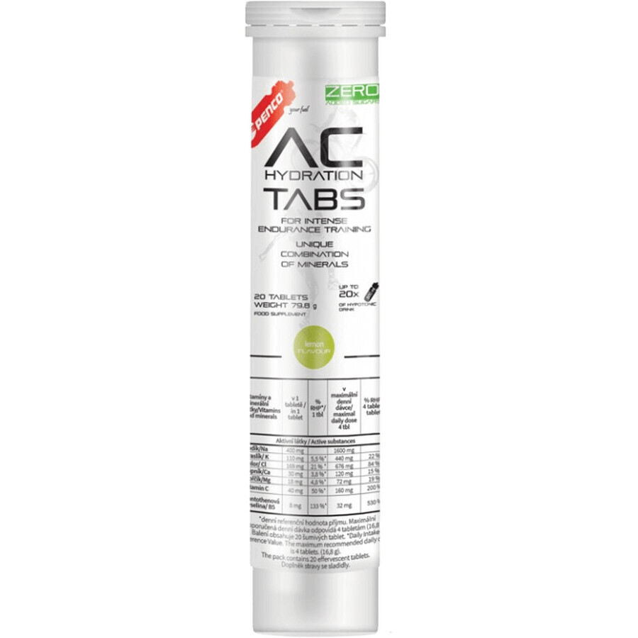 Penco AC Feuchtigkeitstabletten Zitrone 20 Brausetabletten