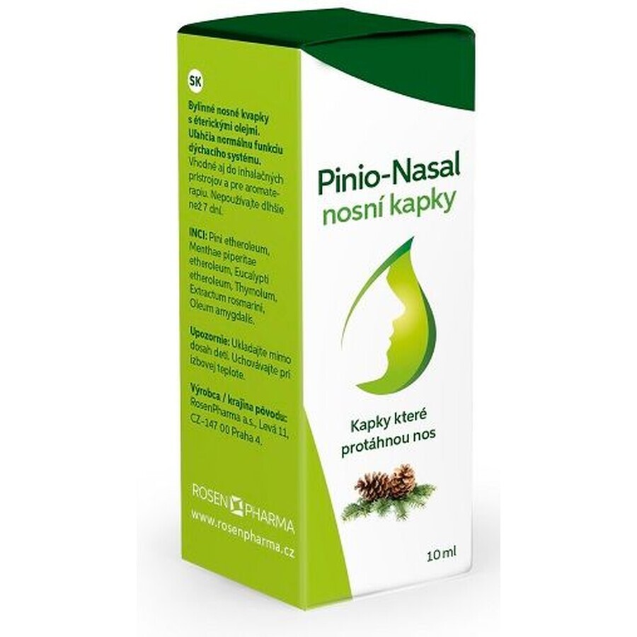 Pinio-Nasal Pinio - Nasal nasal drops with essential oils 10 ml