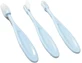 BabyOno Cepillo de dientes turquesa 3 piezas