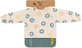 Petite&Mars long-sleeved bib - Ben Beige Citrus