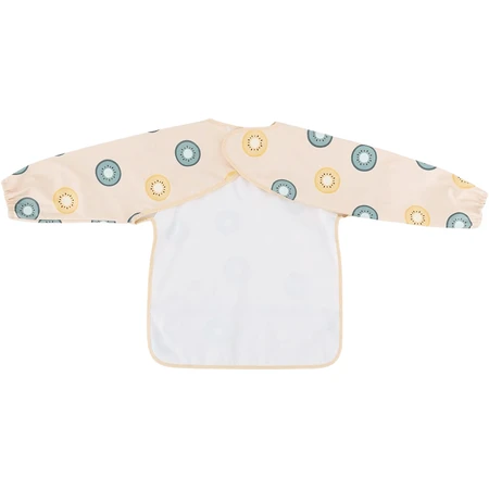 Babero Petite&Mars de manga larga - Ben Beige Citrus