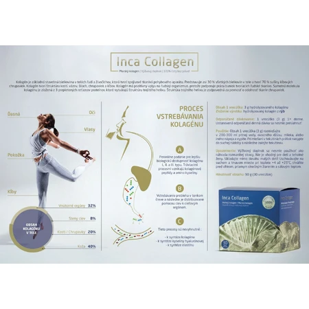 Inca Collagen Collagène marin en poudre 30 pièces