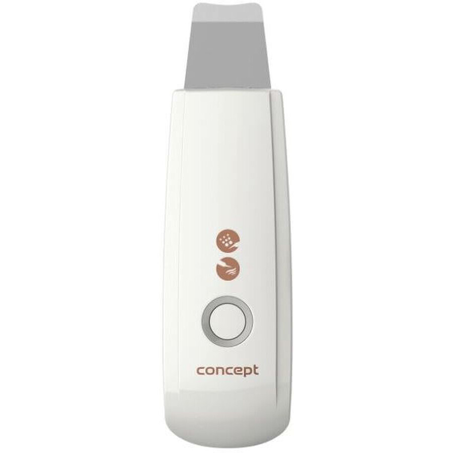 Ultrasonic skin cleansing spatula concept