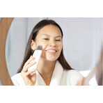 Ultrasonic skin cleansing spatula concept