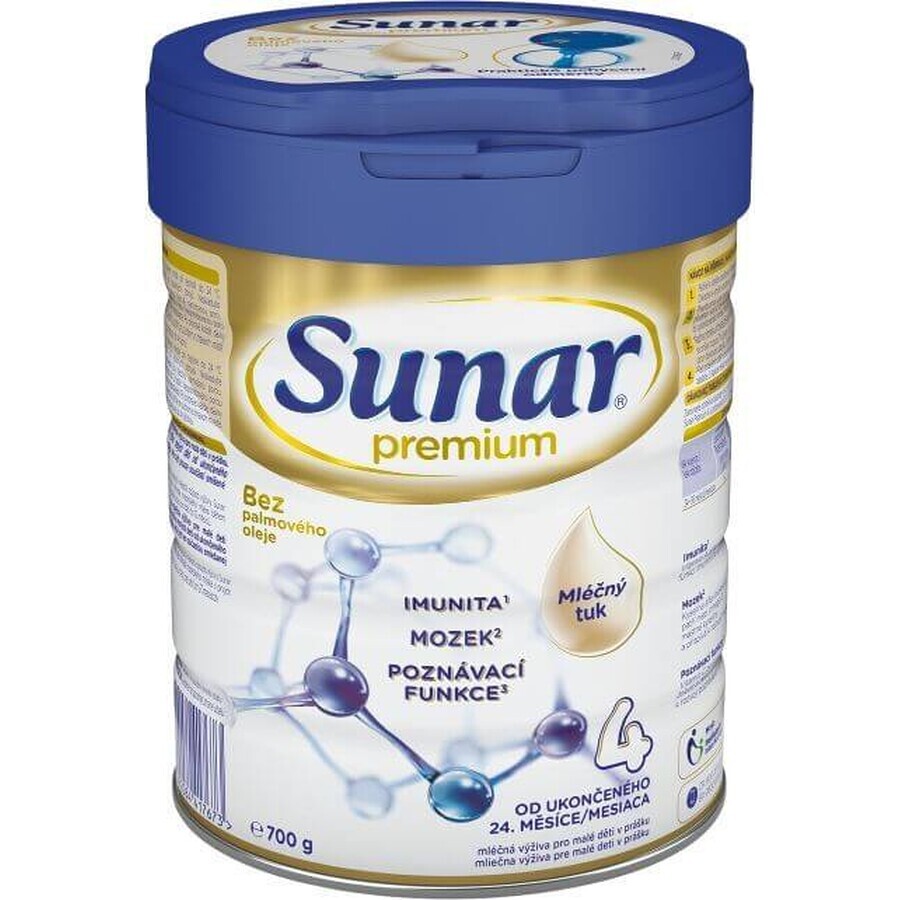 Sunar Premium 4 leche para niños pequeños 700 g