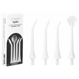 Vitammy Hydra Set multifunctionele handvatten voor tandenborstels, wit 4 stuks