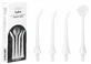 Vitammy Hydra Set de poignées de rechange multifonctionnelles pour brosses à dents, blanc 4 pcs