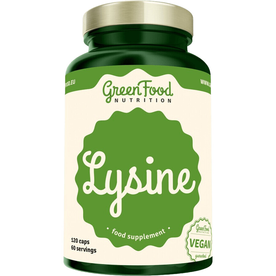 GreenFood Nutrition Lysine 90 gélules