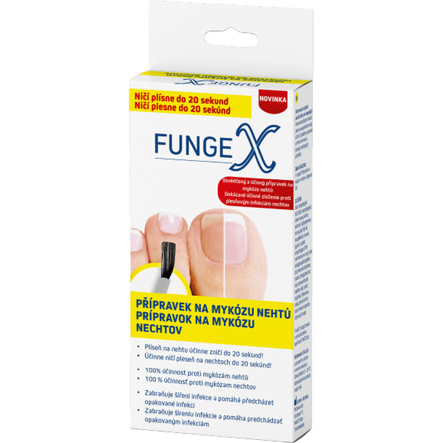 FungeX Préparation contre les champignons des ongles 5 ml
