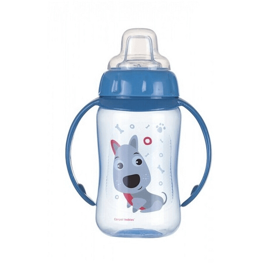 Buy Canpol Kids CUTE ANIMALS dog training cup with handles 320 ml Canpol Kids CUTE ANIMALS dog training cup with handles 320 ml